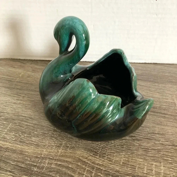 Vtg Blue Mountain Pottery Swan - Picture 3 of 10